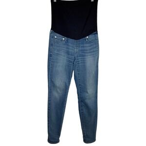 Gap Maternity Size 6R Resolution True Skinny Jeans Blue Stretch Full Panel